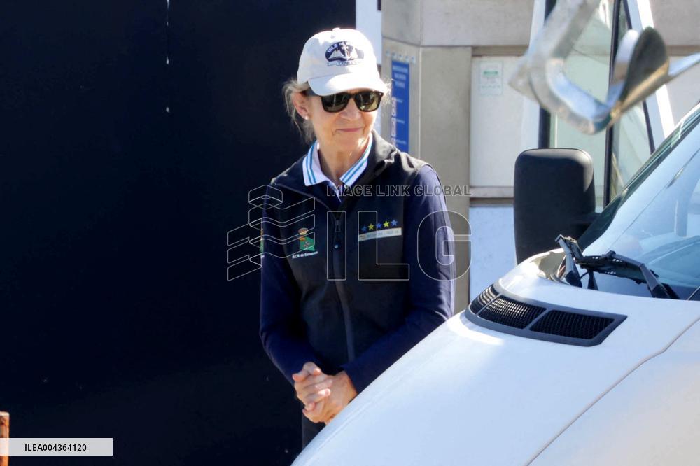 Infanta Elena at the marina - Sanxenxo