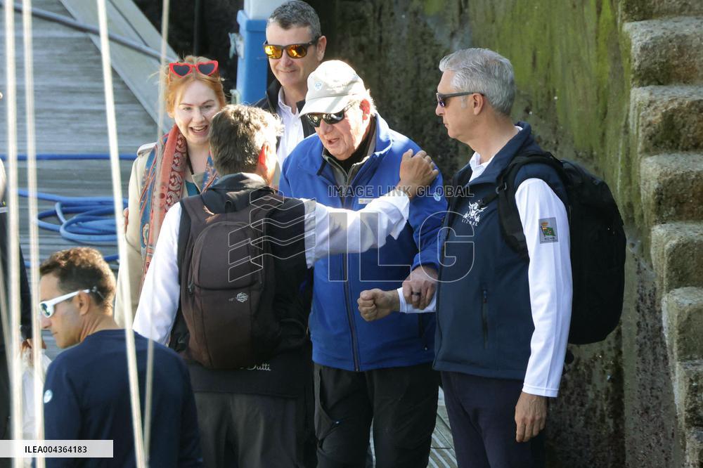 King Juan Carlos enjoys a new day of regattas - Sanxenxo