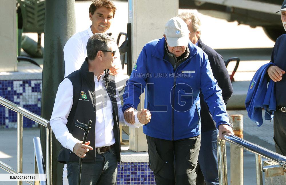 King Juan Carlos enjoys a new day of regattas - Sanxenxo