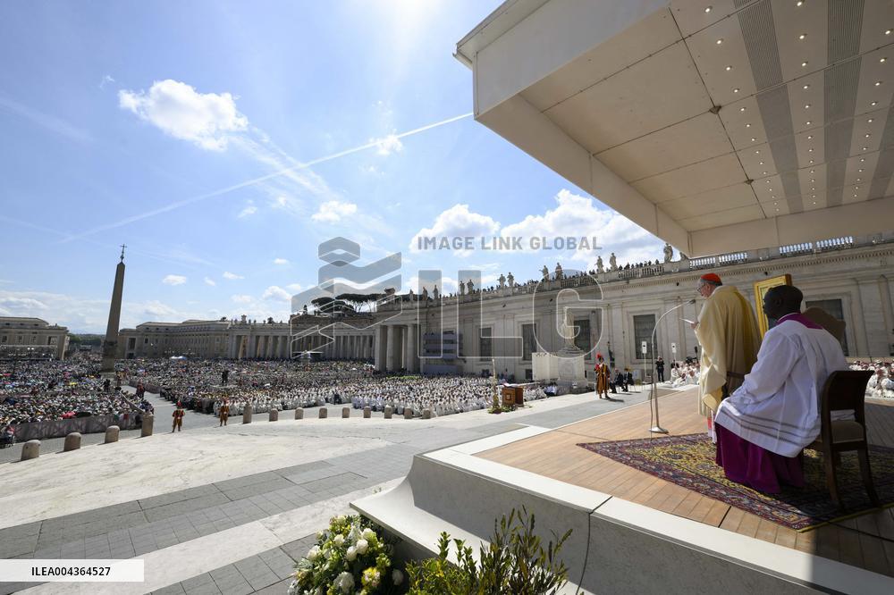 Cardinal Pietro Parolin Leads A Mass In Suffrage For Pope Francis - Vatican