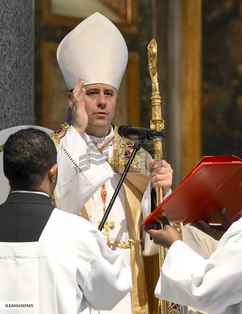Vespers Service Inside St Mary Major Basilica - Rome