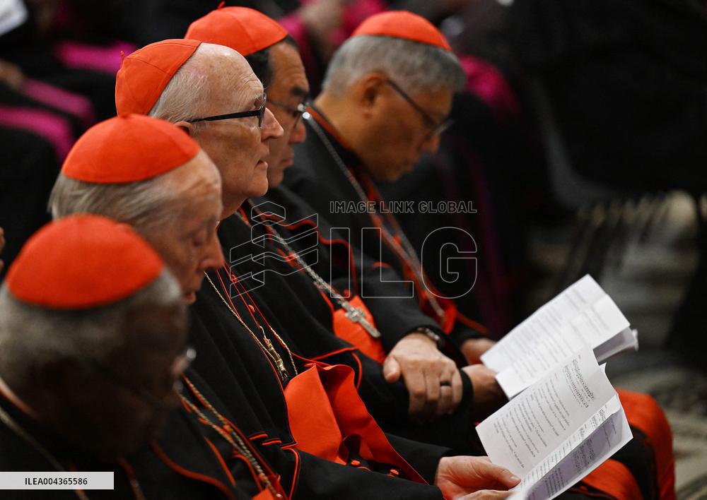 Cardinals Attend A Ceremony At Santa Maria Maggiore Basilica - Rome
