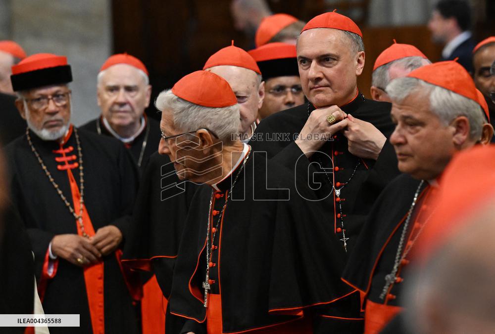 Cardinals Attend A Ceremony At Santa Maria Maggiore Basilica - Rome