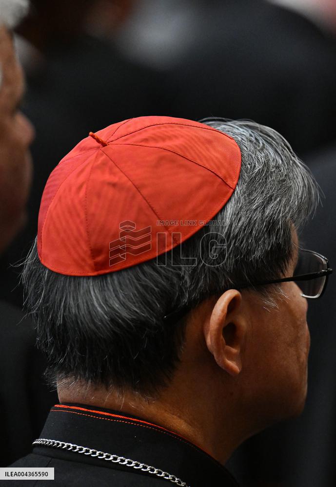 Cardinals Attend A Ceremony At Santa Maria Maggiore Basilica - Rome
