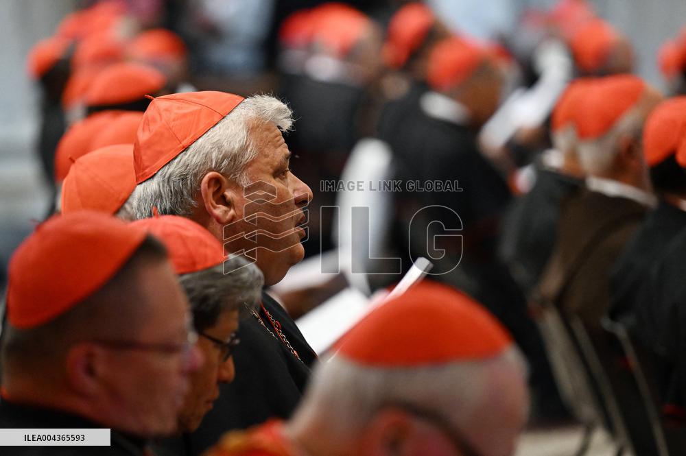 Cardinals Attend A Ceremony At Santa Maria Maggiore Basilica - Rome