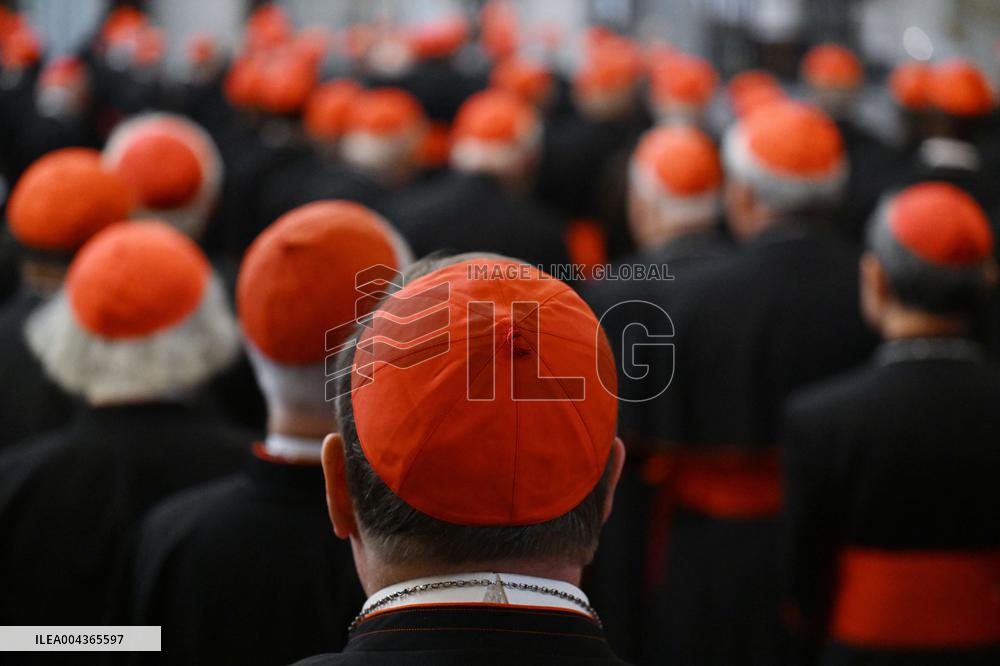 Cardinals Attend A Ceremony At Santa Maria Maggiore Basilica - Rome