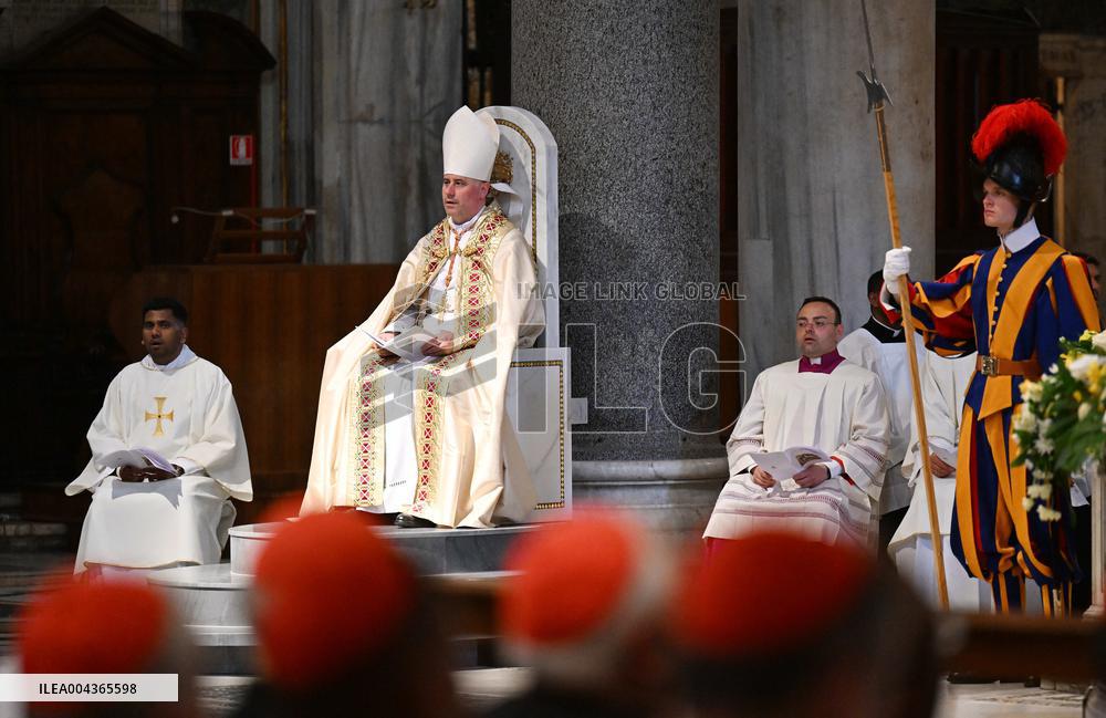 Cardinals Attend A Ceremony At Santa Maria Maggiore Basilica - Rome