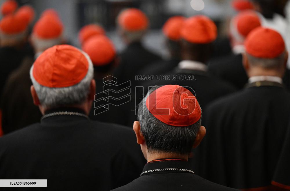 Cardinals Attend A Ceremony At Santa Maria Maggiore Basilica - Rome