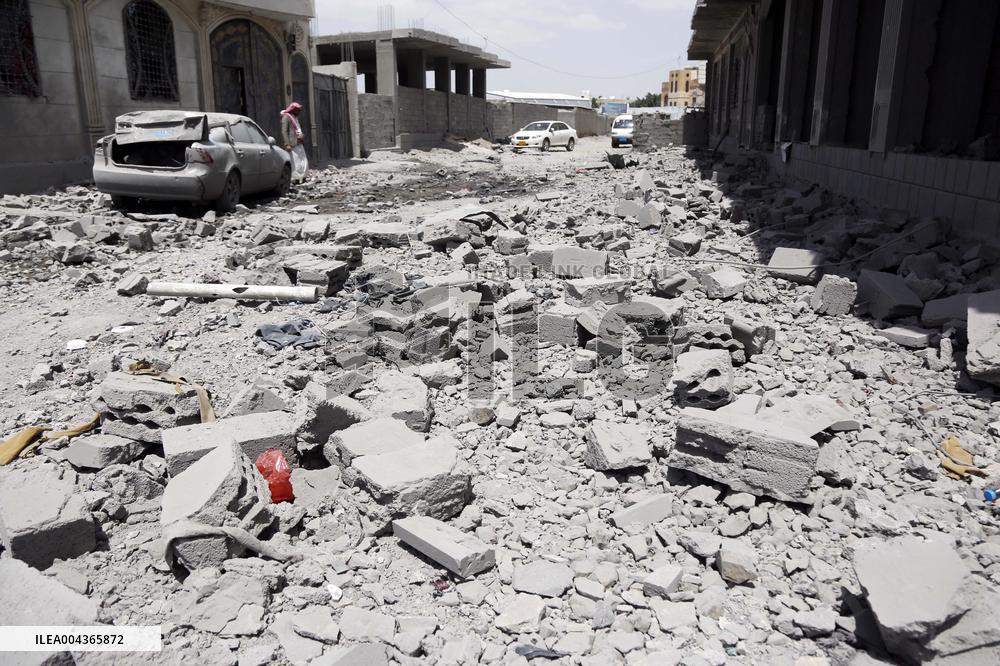 US airstrikes in Yemen - Sanaa