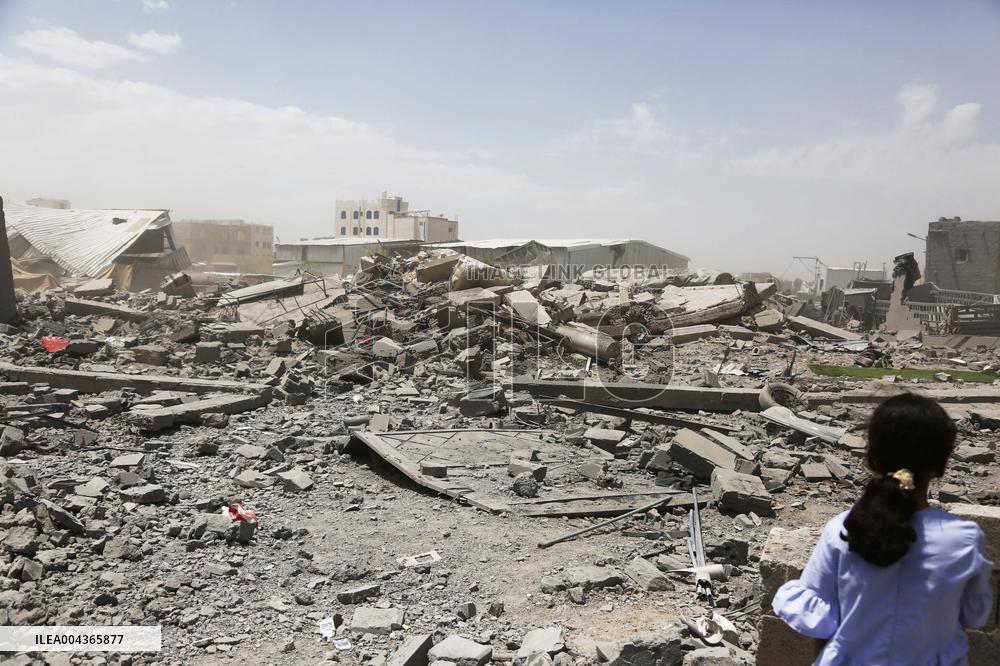 US airstrikes in Yemen - Sanaa