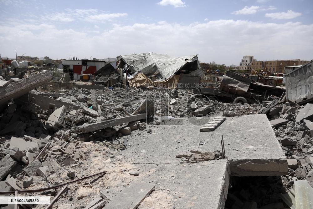 US airstrikes in Yemen - Sanaa