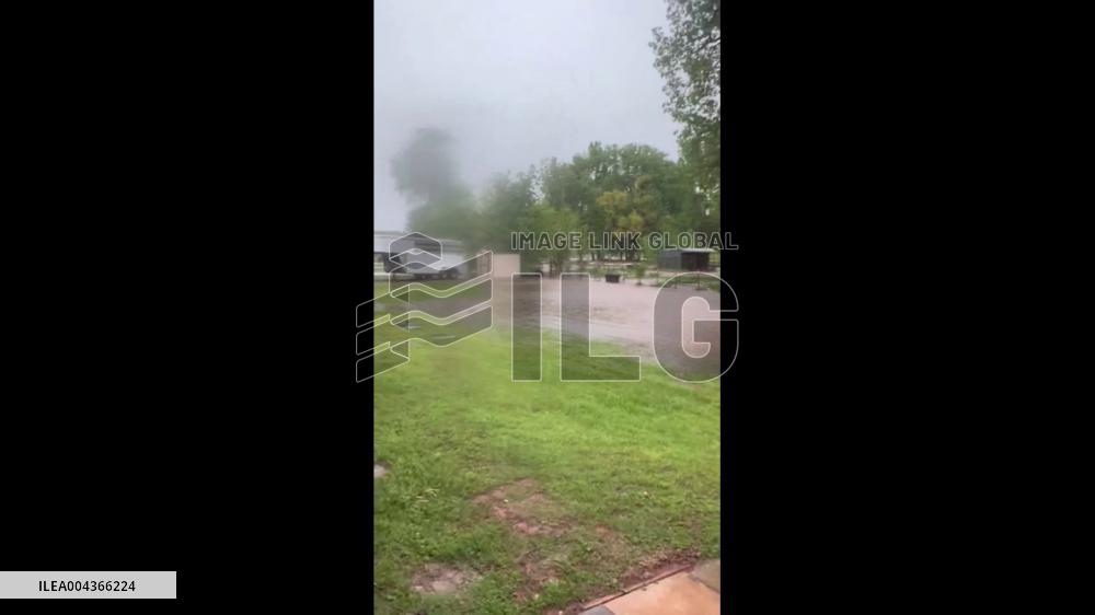 US: Flooding Hits Oklahoma After Severe Thunderstorms 2