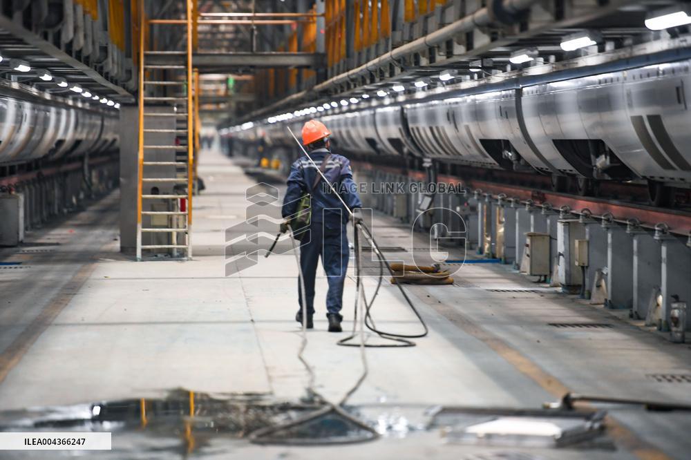 High-speed EMU Train Maintenance in Nanjing