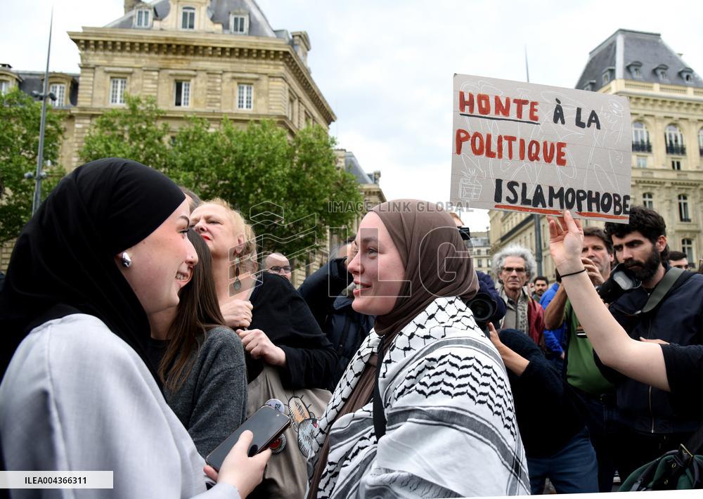 Rally Against Islamophobia for Aboubakar Cisse - Paris