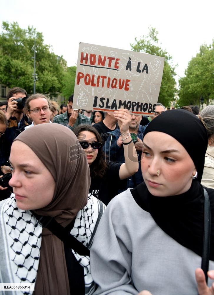 Rally Against Islamophobia for Aboubakar Cisse - Paris