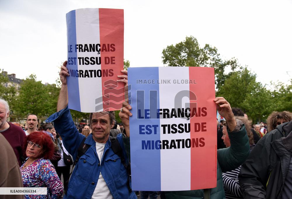 Rally Against Islamophobia for Aboubakar Cisse - Paris
