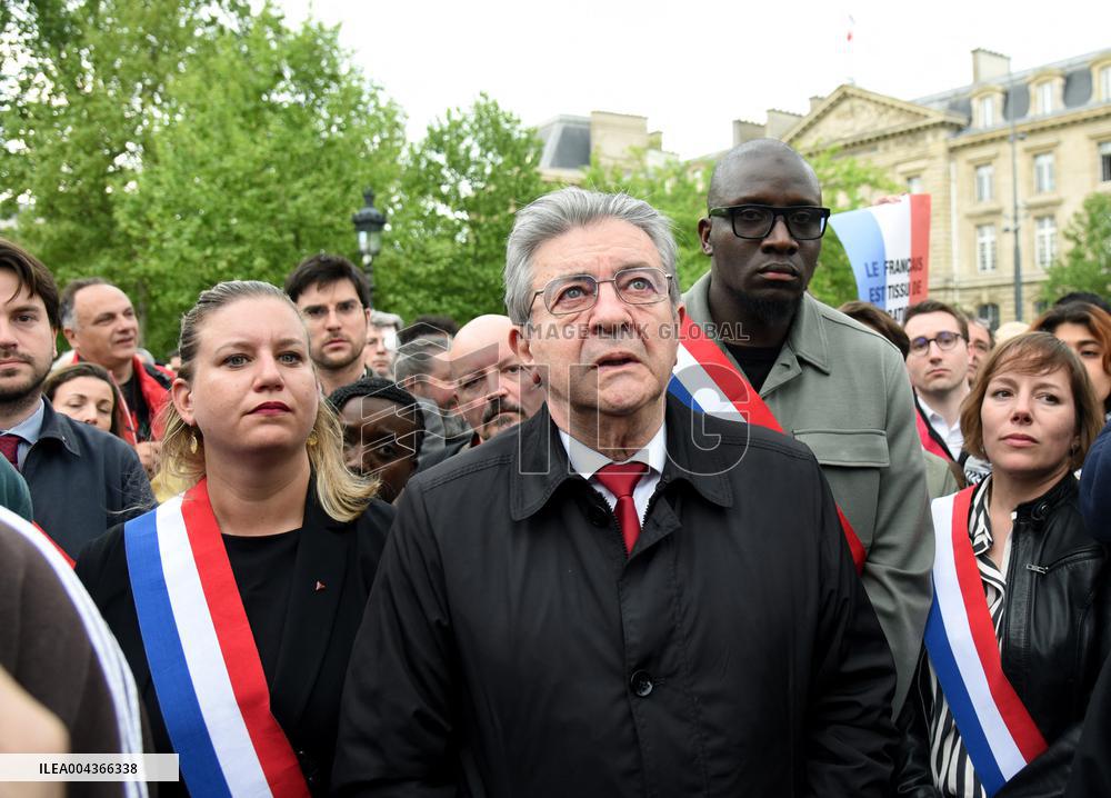 Rally Against Islamophobia for Aboubakar Cisse - Paris