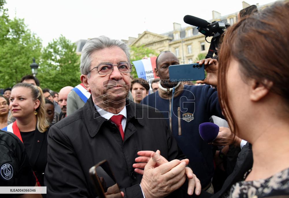 Rally Against Islamophobia for Aboubakar Cisse - Paris