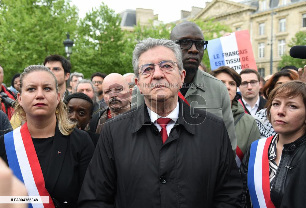 Rally Against Islamophobia for Aboubakar Cisse - Paris