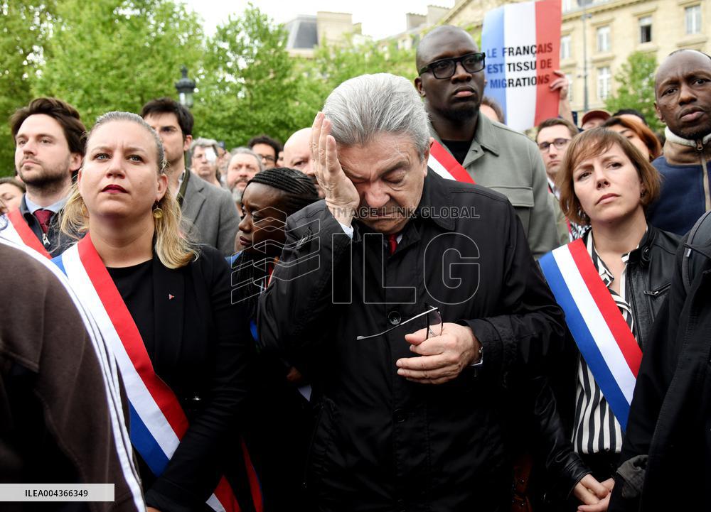 Rally Against Islamophobia for Aboubakar Cisse - Paris