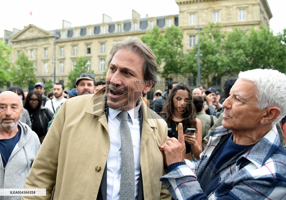 Rally Against Islamophobia for Aboubakar Cisse - Paris