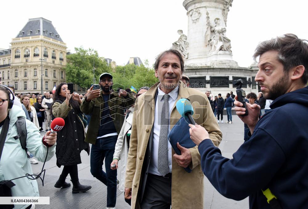 Rally Against Islamophobia for Aboubakar Cisse - Paris