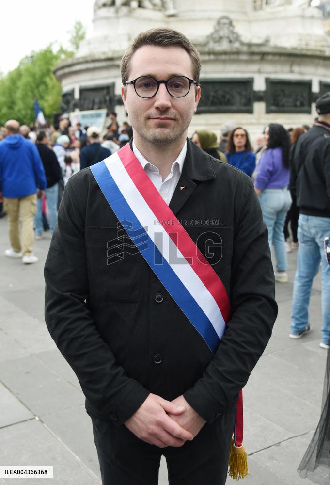 Rally Against Islamophobia for Aboubakar Cisse - Paris