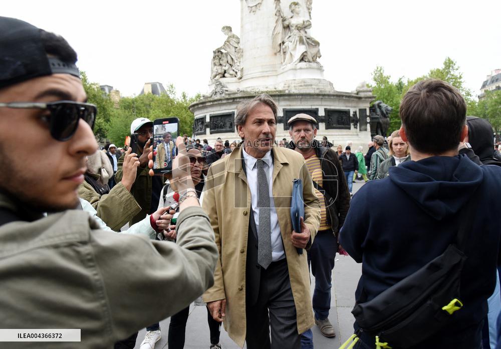 Rally Against Islamophobia for Aboubakar Cisse - Paris