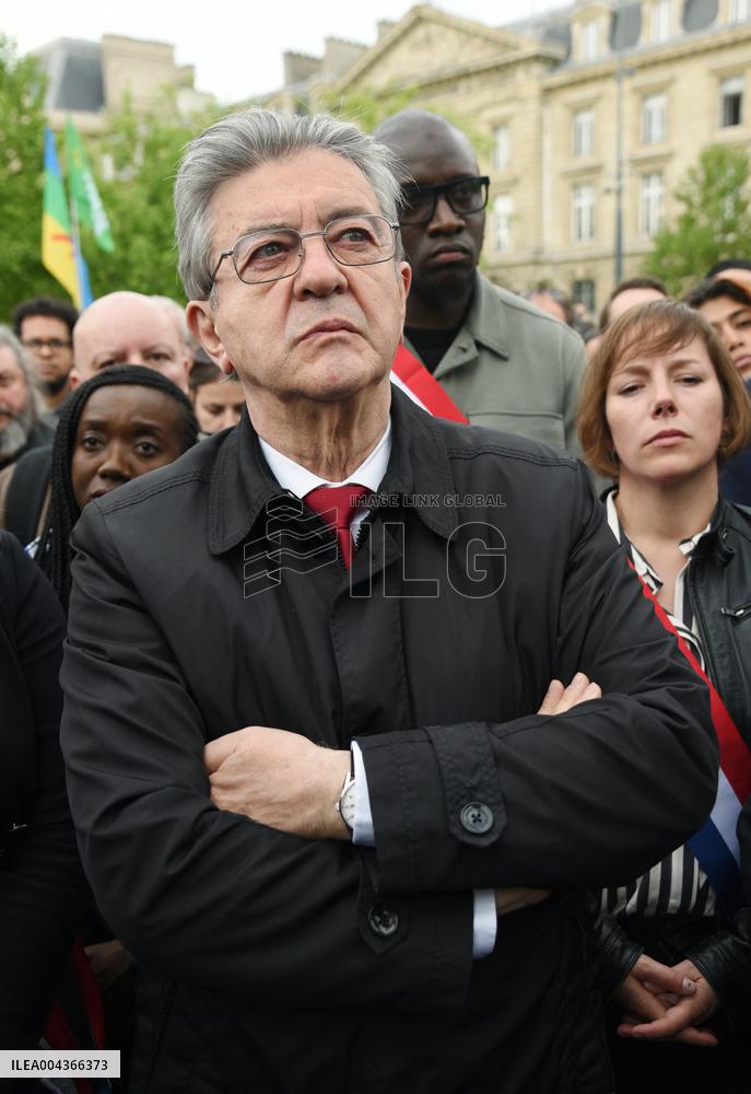 Rally Against Islamophobia for Aboubakar Cisse - Paris