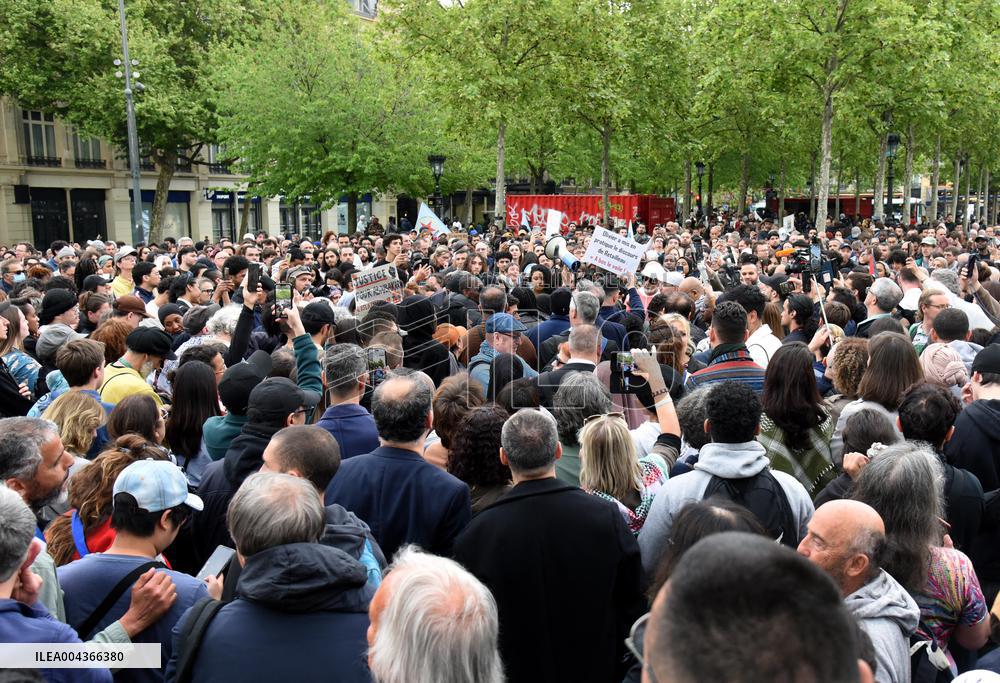 Rally Against Islamophobia for Aboubakar Cisse - Paris
