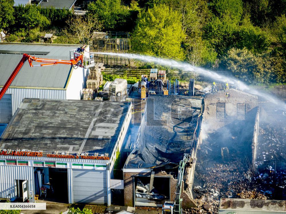 Fire Causes Smoke Pollution in Dutch Residential Area