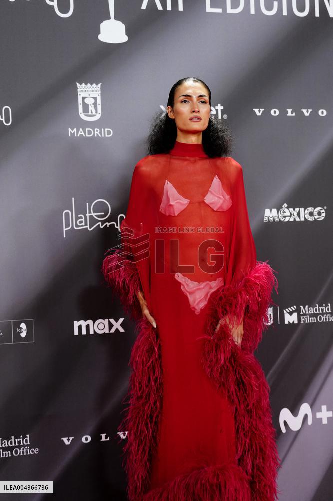 12nd Platino Awards 2025 - Red Carpet - Madrid