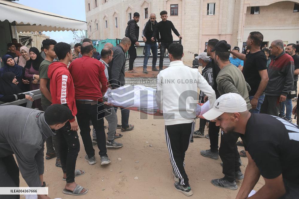 Funeral After Israeli Attack - Gaza