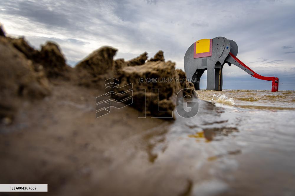 Elephant slide at Pärnu Beach