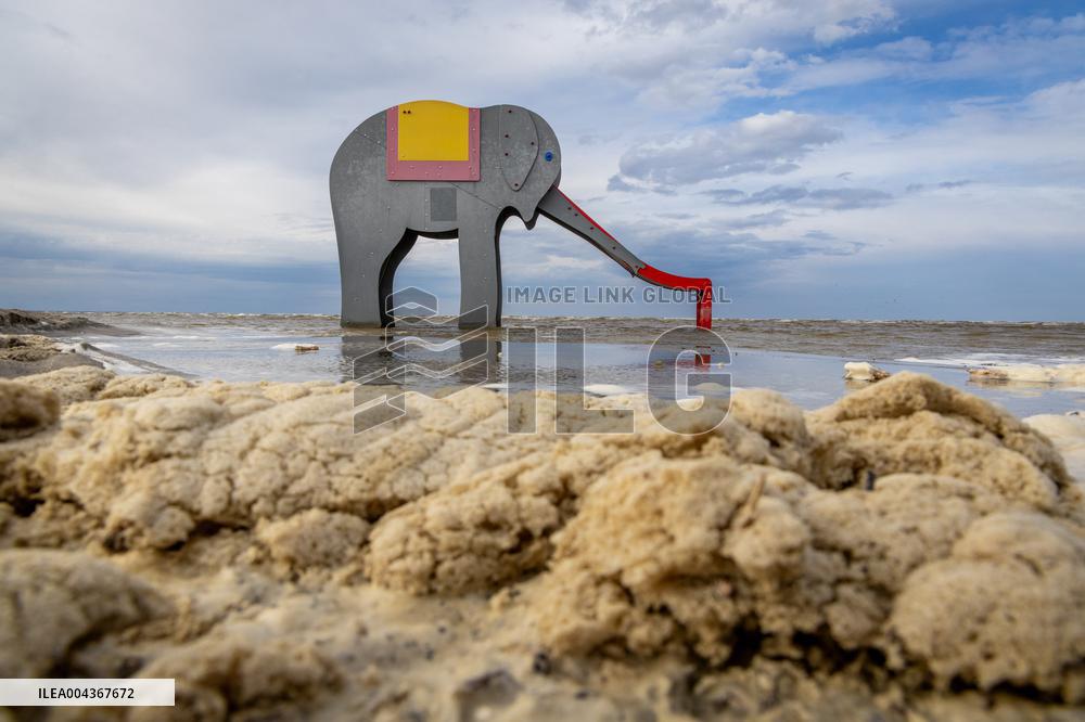 Elephant slide at Pärnu Beach