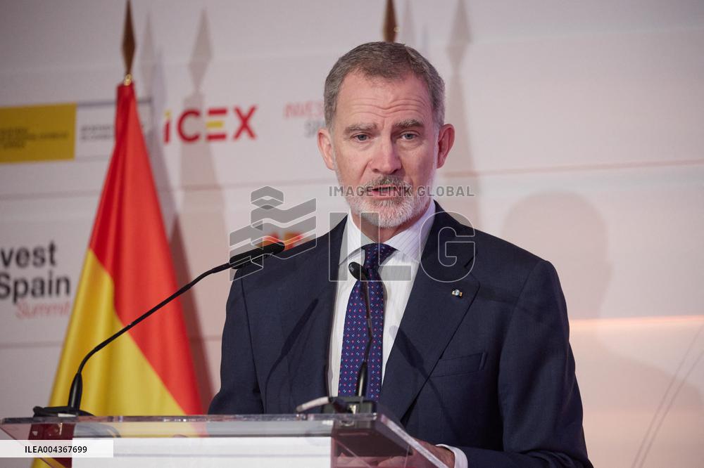 King Felipe VI Opens Invest in Spain Summit - Madrid