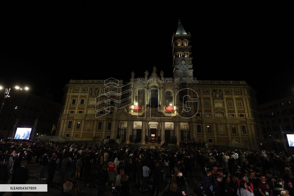 Rosary Recitation for Pope Francis at the Basilica of Santa Maria Maggiore - Rome