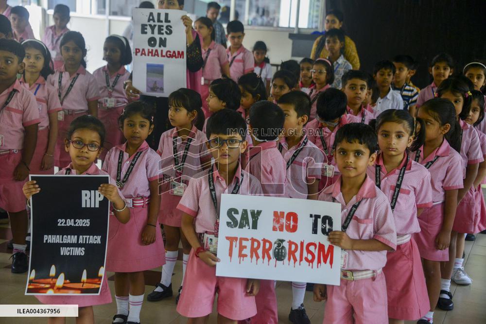 Bright Academy Protests Tourist Killings - India
