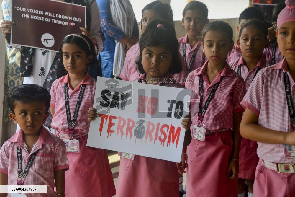 Bright Academy Protests Tourist Killings - India