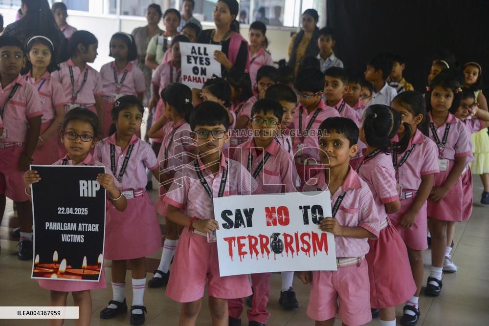 Bright Academy Protests Tourist Killings - India