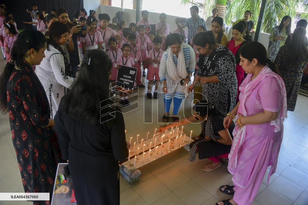 Bright Academy Protests Tourist Killings - India