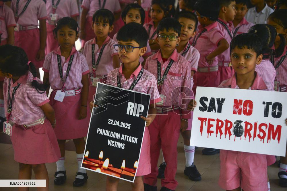Bright Academy Protests Tourist Killings - India