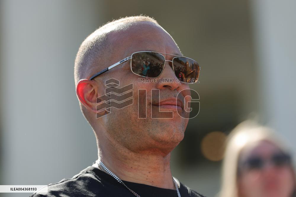 Democrat Sit-in at Capitol Against Trump Budget Plan - Washington
