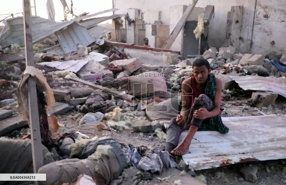 US airstrike in Yemen - Sanaa