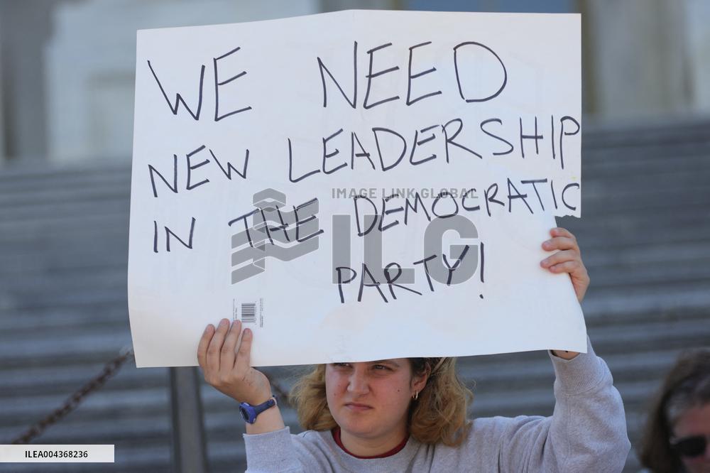 Democrat Sit-in at Capitol Against Trump Budget Plan - Washington
