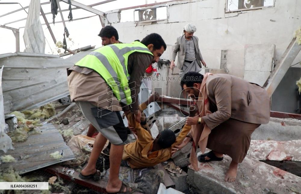 US airstrike in Yemen - Sanaa