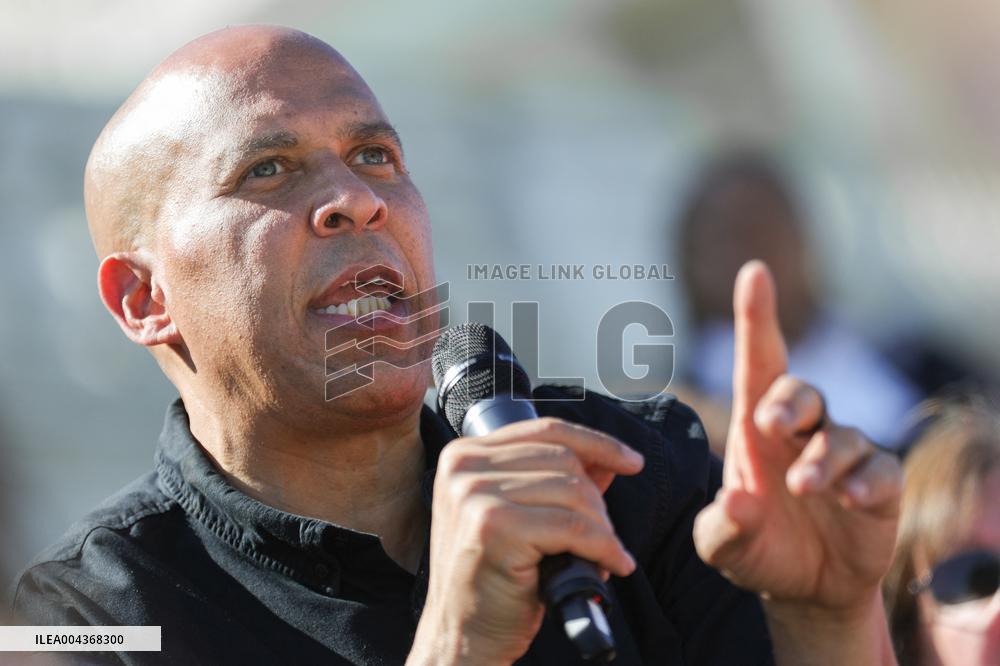 Democrat Sit-in at Capitol Against Trump Budget Plan - Washington