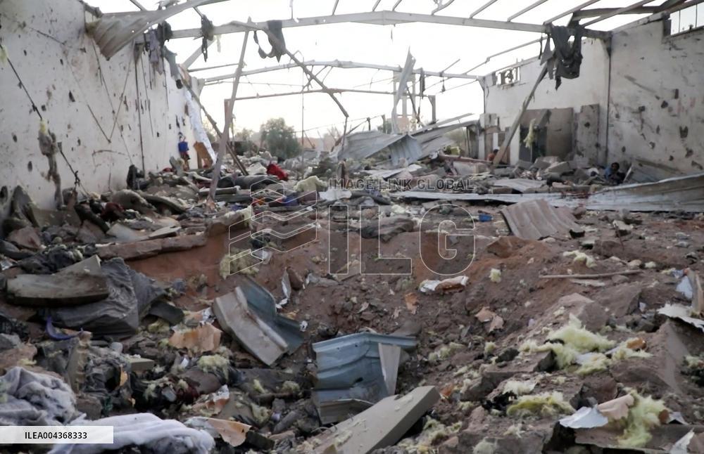 US airstrike in Yemen - Sanaa