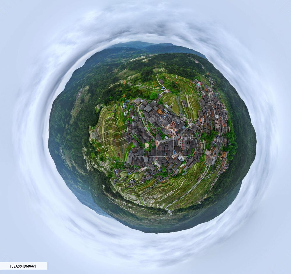 Terraced fields in China