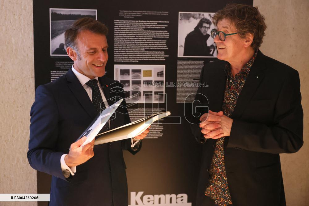 President Macron At Paris Holocaust Memorial Ahead Of Victory Day